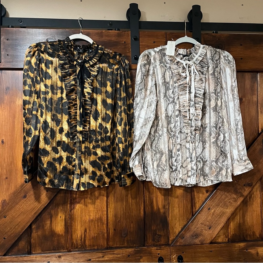 New G by Giuliana long sleeve blouse bundle